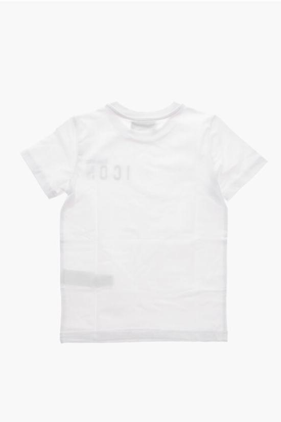  [키즈] 디스퀘어드2 티셔츠 DQ2076 D008J DQ100 White - DSQUARED2