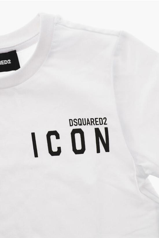  [키즈] 디스퀘어드2 티셔츠 DQ2076 D008J DQ100 White - DSQUARED2