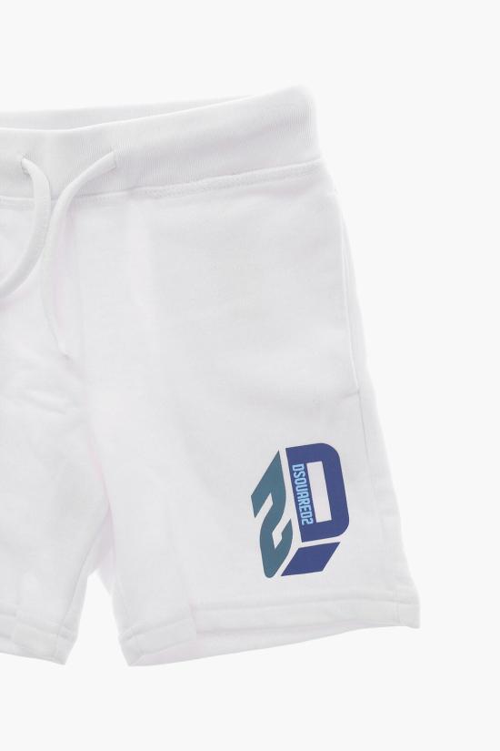  [키즈] 디스퀘어드2 쇼츠/버뮤다 DQ2067 D0A4I DQ100 White - DSQUARED2