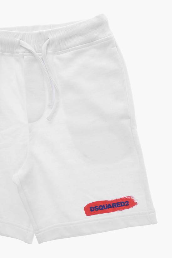 [키즈] 디스퀘어드2 쇼츠/버뮤다 DQ2093 D0A2F DQ100 White - DSQUARED2