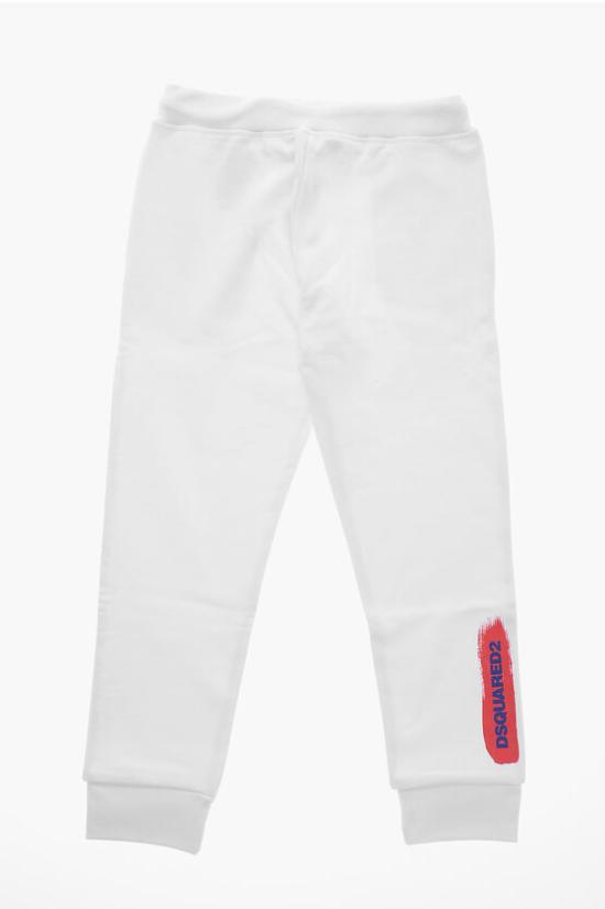  [키즈] 디스퀘어드2 스트레이트 팬츠 DQ2094 D0A2F DQ100 White - DSQUARED2