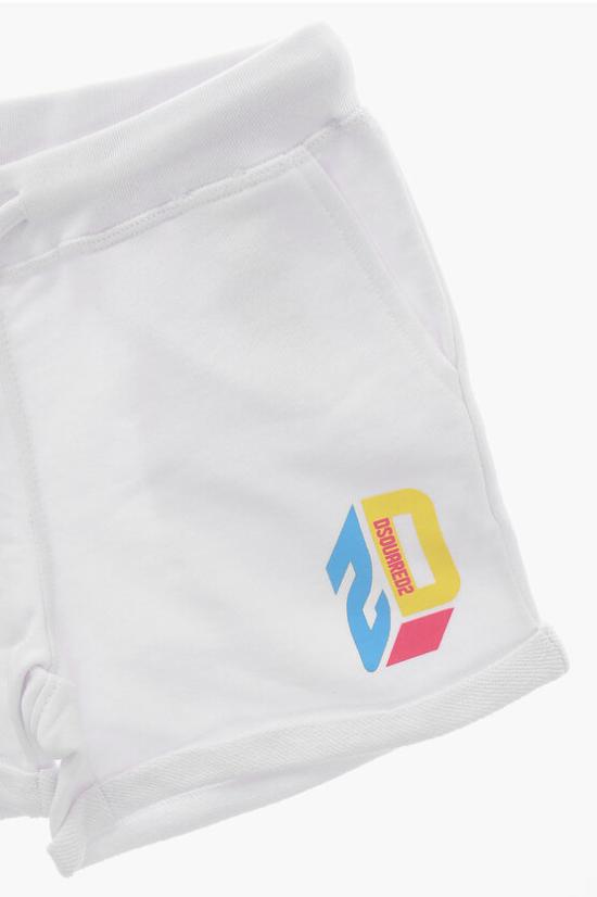  [키즈] 디스퀘어드2 쇼츠/버뮤다 DQ2087 D0A4I DQ100 White - DSQUARED2