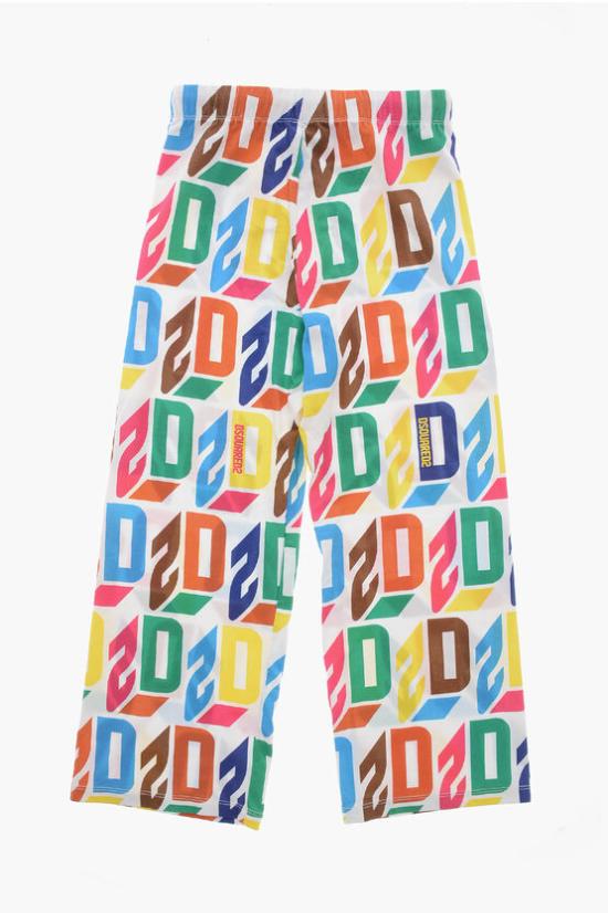  [키즈] 디스퀘어드2 스트레이트 팬츠 DQ2082 D0A6Q DQ100 - DSQUARED2