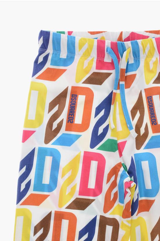  [키즈] 디스퀘어드2 스트레이트 팬츠 DQ2082 D0A6Q DQ100 - DSQUARED2