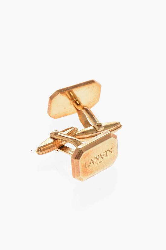  랑방 커프스 링크/타이 홀더 9845 9 0 Gold - LANVIN