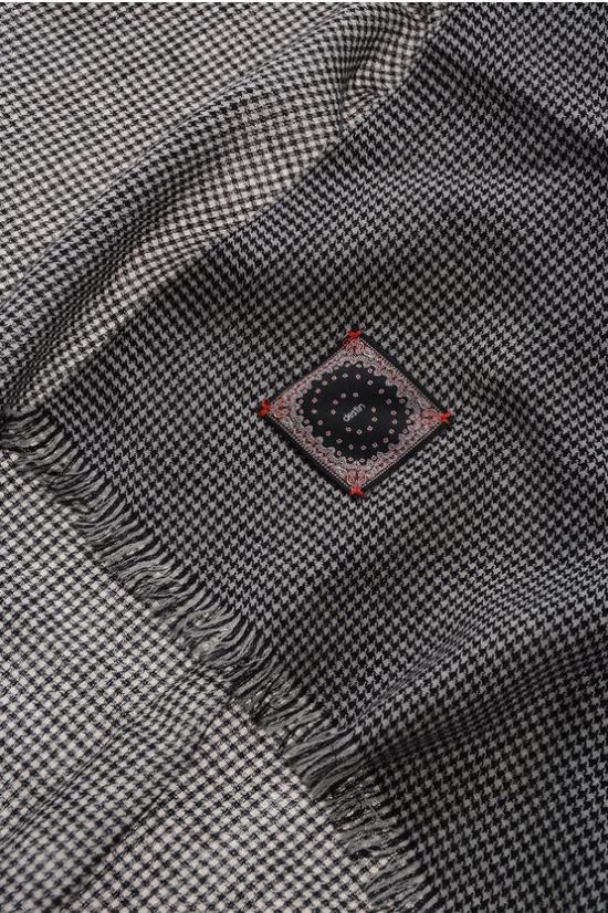  데스틴 머플러/스카프 WONDERWOOL STOLA PIED Black White - DESTIN