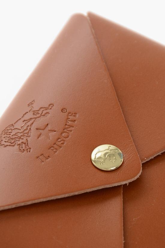  일비종떼 명함지갑 SCC031PG0001 CA101B Brown - IL BISONTE