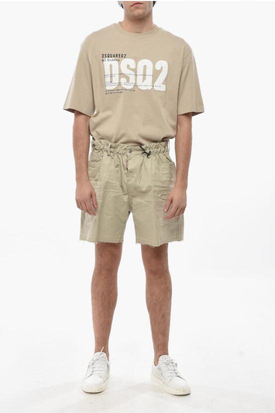  디스퀘어드2 숏팬츠 S74MU0886 S41794 800 Beige - DSQUARED2