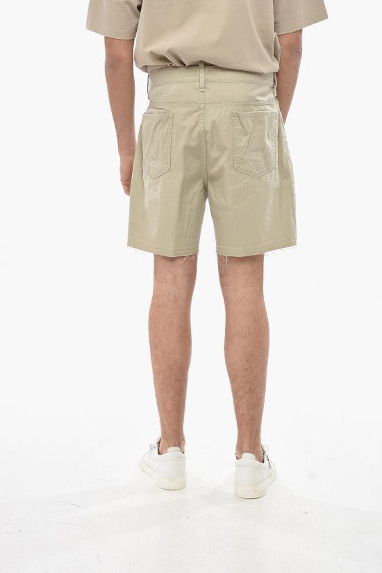  디스퀘어드2 숏팬츠 S74MU0886 S41794 800 Beige - DSQUARED2
