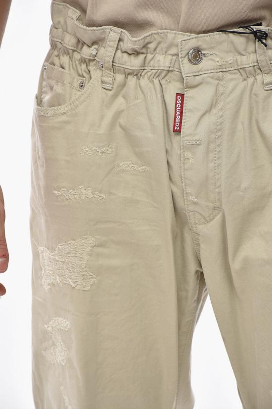 디스퀘어드2 스트레이트 팬츠 S74LB1679 S41794 800 Beige - DSQUARED2