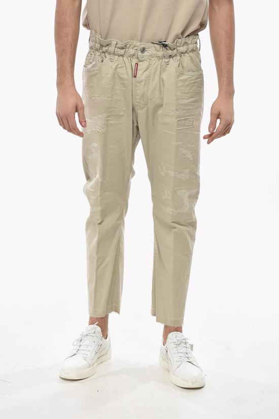  디스퀘어드2 스트레이트 팬츠 S74LB1679 S41794 800 Beige
