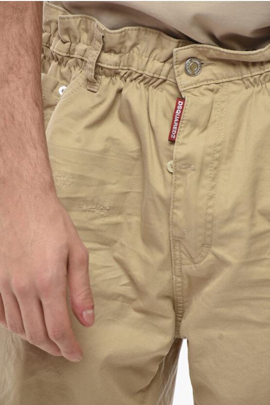  디스퀘어드2 숏팬츠 S74MU0886 S41794 111 Beige - DSQUARED2