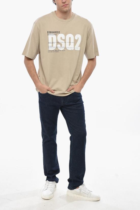  디스퀘어드2 반팔 티셔츠 S74GD1412 D20033 800 Beige - DSQUARED2