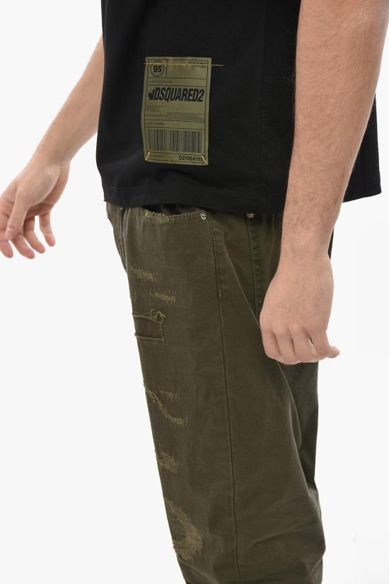  디스퀘어드2 반팔 티셔츠 S74GD1406 S23009 900 Black - DSQUARED2