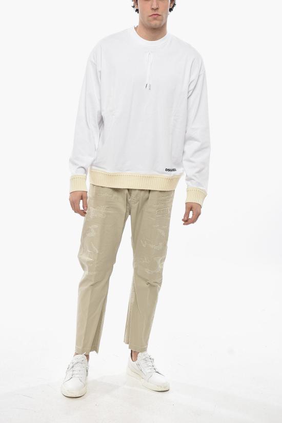  디스퀘어드2 반팔 티셔츠 S74GD1416 S24658 100 White - DSQUARED2