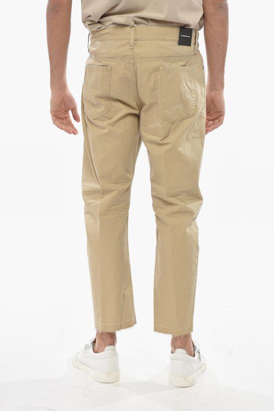  디스퀘어드2 스트레이트 팬츠 S74LB1679 S41794 111 Beige - DSQUARED2