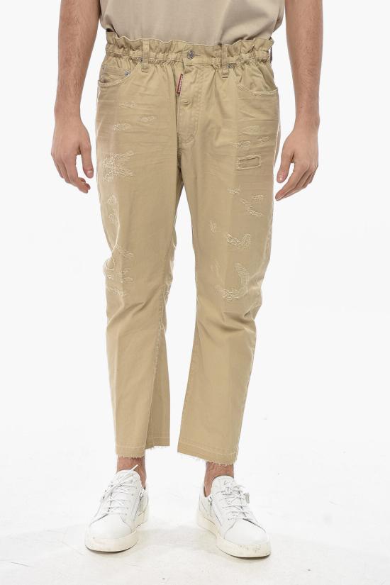  디스퀘어드2 스트레이트 팬츠 S74LB1679 S41794 111 Beige