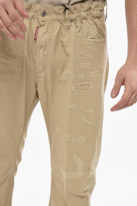  디스퀘어드2 스트레이트 팬츠 S74LB1679 S41794 111 Beige - DSQUARED2