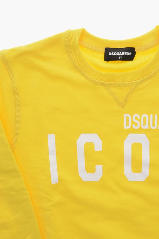  [키즈] 디스퀘어드2 티셔츠 DQ1358 D003G DQ205 Yellow - DSQUARED2