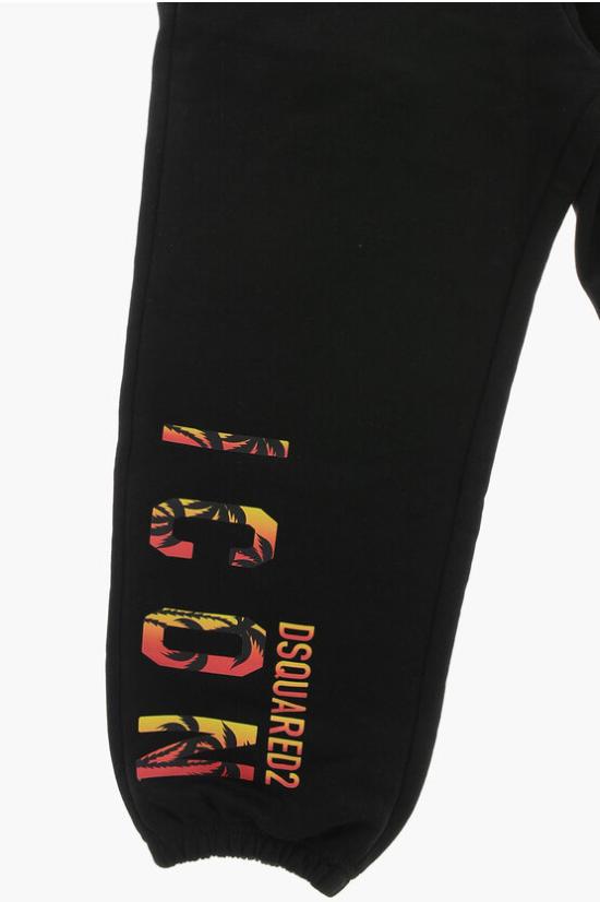  [키즈] 디스퀘어드2 스트레이트 팬츠 DQ1701 D009B DQ900 Black - DSQUARED2