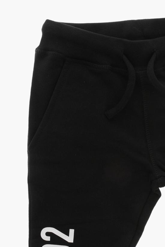  [키즈] 디스퀘어드2 스트레이트 팬츠 DQ1766 D0A4D DQ900 Black - DSQUARED2