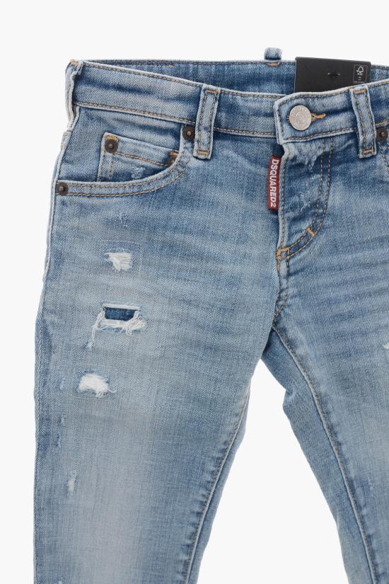  [키즈] 디스퀘어드2 진 DQ01Q3 D0A7K DQ01 Blue - DSQUARED2