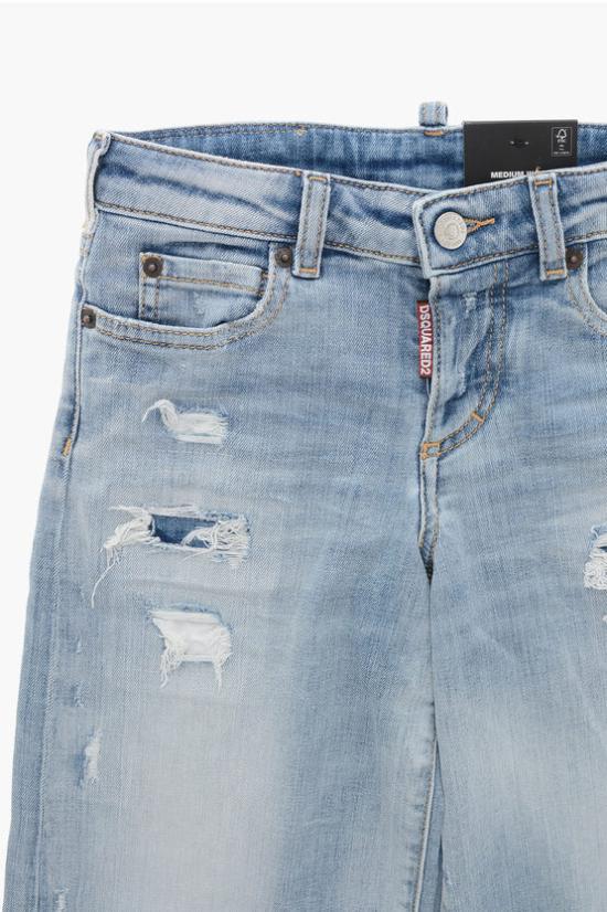  [키즈] 디스퀘어드2 진 DQ0383 D0A7K DQ01 Light blue - DSQUARED2