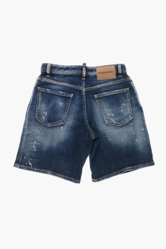  [키즈] 디스퀘어드2 쇼츠/버뮤다 DQ0782 D0A6L DQ01 Blue - DSQUARED2