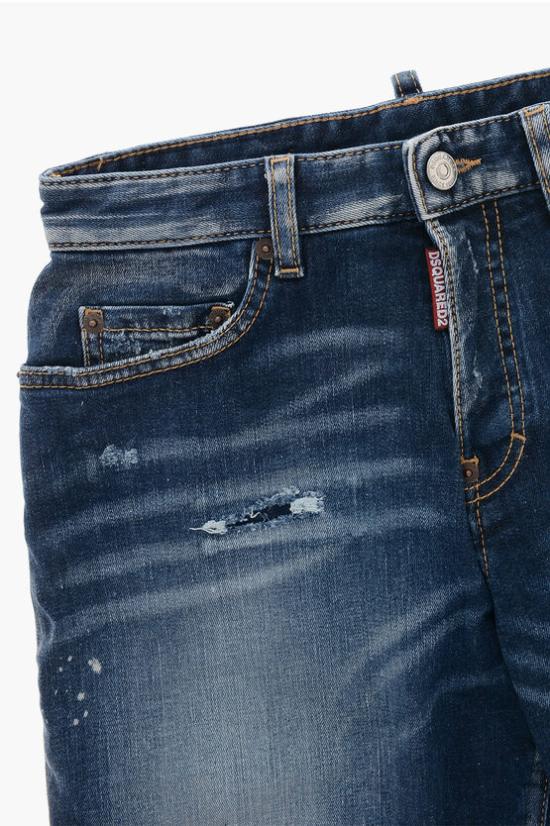  [키즈] 디스퀘어드2 쇼츠/버뮤다 DQ0782 D0A6L DQ01 Blue - DSQUARED2