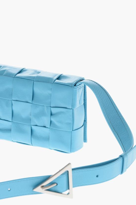  보테가베네타 스몰 레더 카세트백 717587VCQ71 4617 Blue - BOTTEGA VENETA