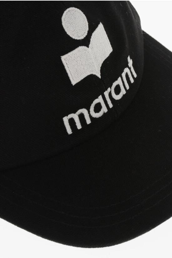  이자벨마랑 TYRON 타이론 로고 볼캡  CQ001XFBA3C05A BKEC Black - ISABEL MARANT