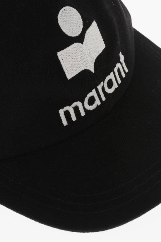  이자벨마랑 TYRON 타이론 로고 볼캡 CQ001XFBA3C05A BKEC Black - ISABEL MARANT