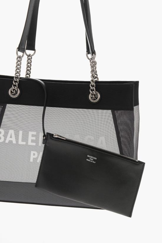  발렌시아가 듀티 프리 미디움 토트백 7416022AADB1090 Black - BALENCIAGA