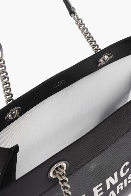  발렌시아가 듀티 프리 미디움 토트백 7416022AADB1090 Black - BALENCIAGA
