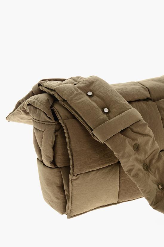  보테가베네타 스몰 패딩 테크 카세트백 755182VBO81 2877 Green - BOTTEGA VENETA