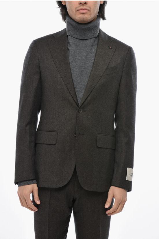  꼬르넬리아니 수트 세트 267Z63 2668404 031 Brown - CORNELIANI