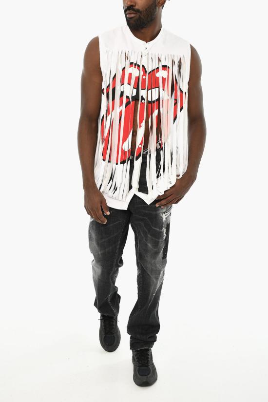  디스퀘어드2 민소매 티셔츠 S71DM0696 S36275 100 White - DSQUARED2