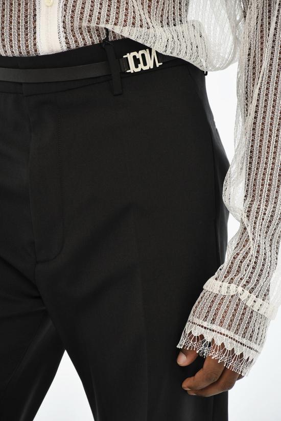  디스퀘어드2 스트레이트 팬츠 S79KA0049 S40320 900 Black - DSQUARED2