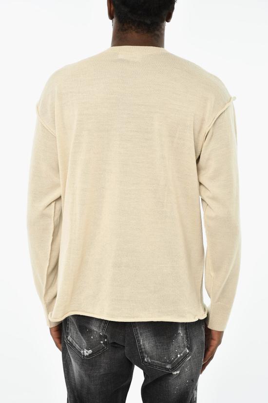  디스퀘어드2 스웨터 S74HA1344 S18312 101 Beige - DSQUARED2