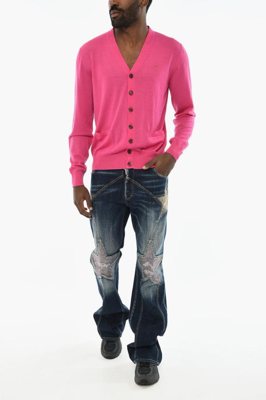  디스퀘어드2 가디건 S74HA1369 S18310 245 Pink - DSQUARED2