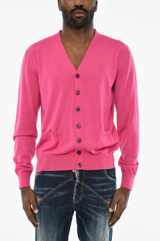  디스퀘어드2 가디건 S74HA1369 S18310 245 Pink