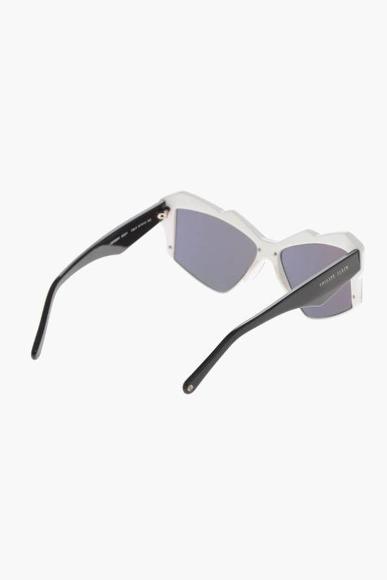  필립 플레인 선글라스 000 WES0091 PTE003N 0201 Black White - PHILIPP PLEIN