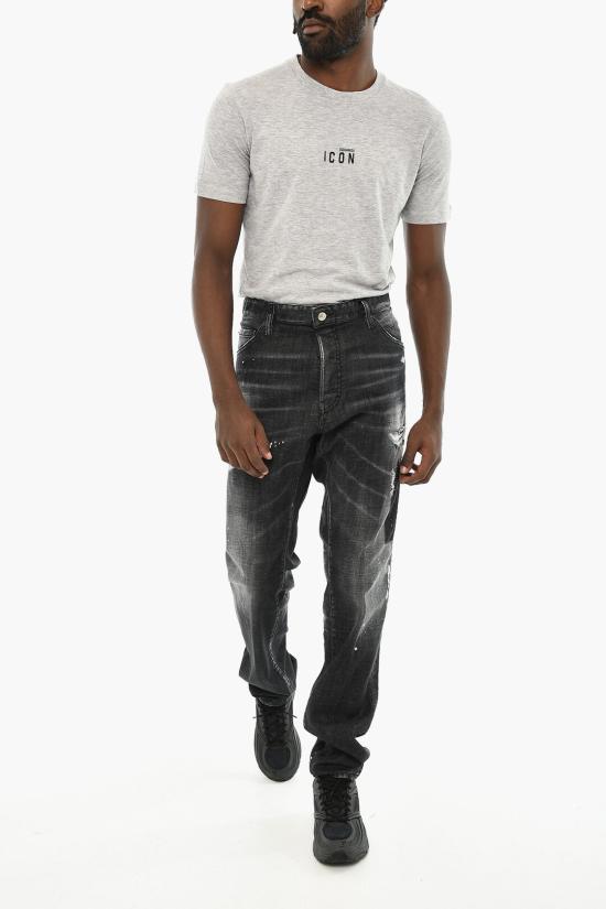  디스퀘어드2 데님 팬츠 S74LB1480 S30357 900 Black - DSQUARED2