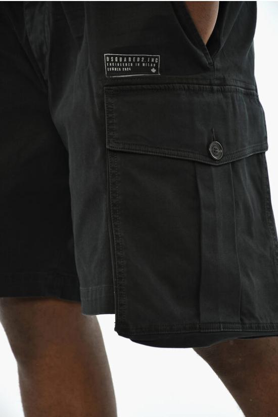  디스퀘어드2 숏팬츠 S74MU0813 S39021 900 Black - DSQUARED2