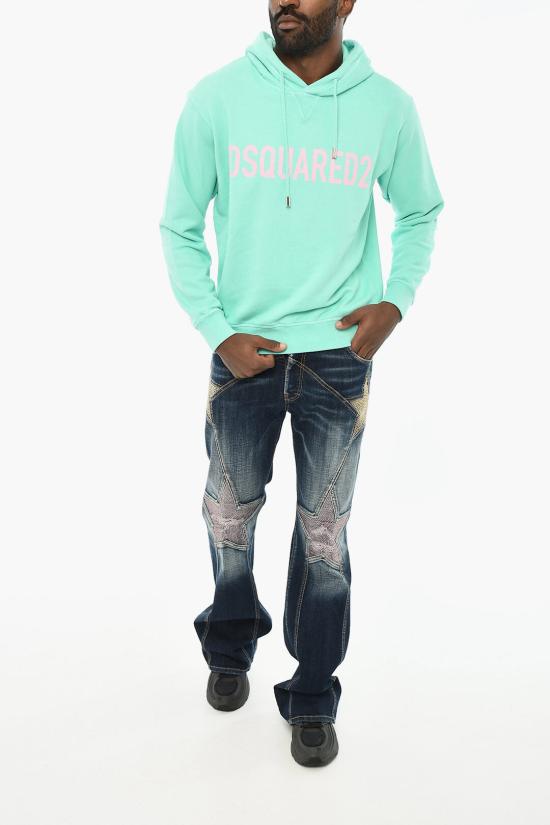  디스퀘어드2 후드 티셔츠 S74GU0664 D25002 603 Blue - DSQUARED2