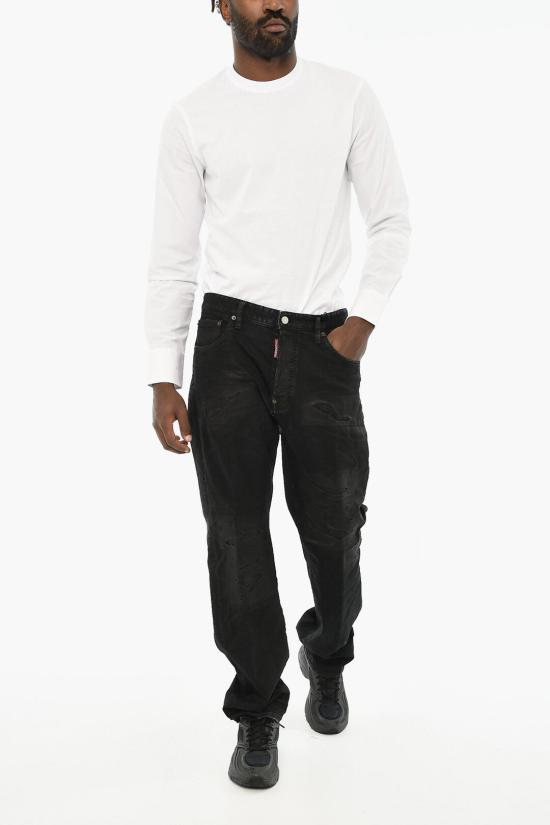  디스퀘어드2 데님 팬츠 S74LB1429 S39781 900 Black - DSQUARED2