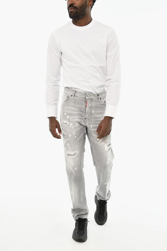  디스퀘어드2 데님 팬츠 S71LB1374 S30260 852 Gray - DSQUARED2