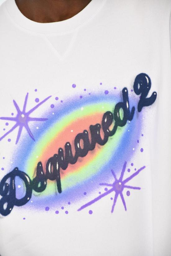  디스퀘어드2 긴팔 티셔츠 S71GU0672 S25551 100 White - DSQUARED2