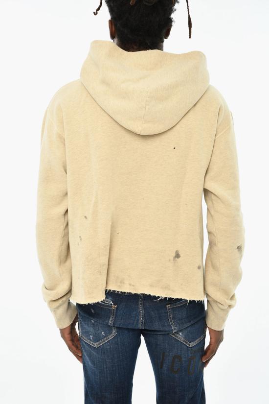  디스퀘어드2 후드 티셔츠 S71GU0653 D25001 856M Beige - DSQUARED2