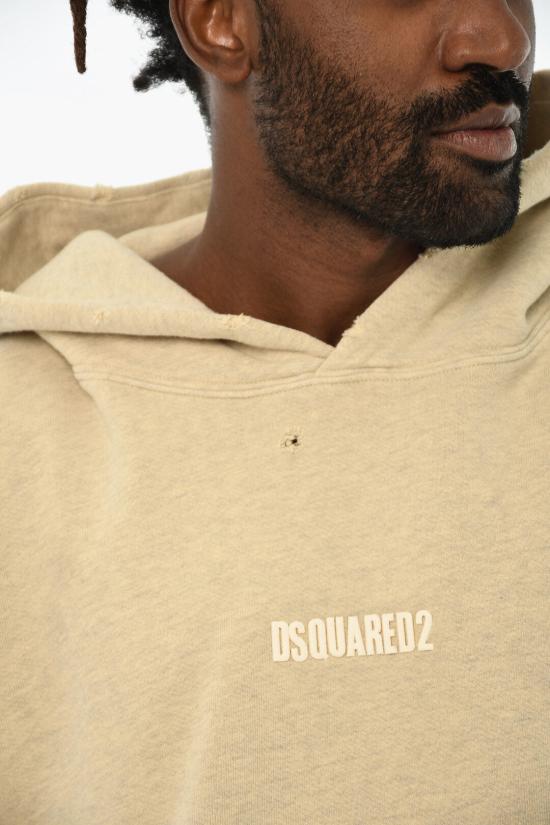  디스퀘어드2 후드 티셔츠 S71GU0653 D25001 856M Beige - DSQUARED2